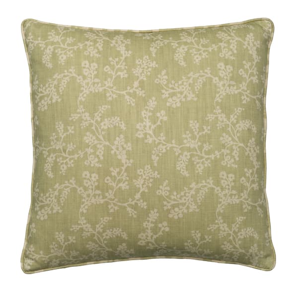 Vine Fennel, Sustainable Feather, Cushion - Andrew Martin Eco-conscious & Cotton & Cotton Blend & Linen & Linen Blend Floral thumbnail