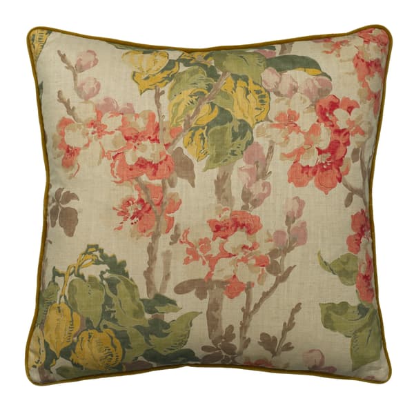 Midsummer Stone, Sustainable Feather, Cushion - Andrew Martin Eco-conscious & Cotton & Cotton Blend & Linen & Linen Blend Floral thumbnail