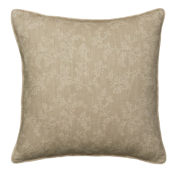 Vine Stone, Sustainable Feather, Cushion - Andrew Martin Cotton & Cotton Blend & Linen & Linen Blend Floral thumbnail