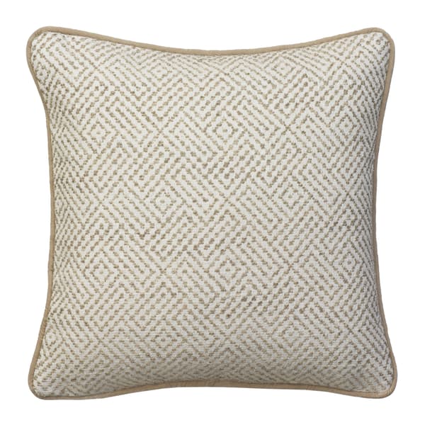 Driftwood Rope, 50/50% Wool And Feather Mix, Cushion, 55cm x 55cm - Andrew Martin Woolkeepers Wool & Feather Filling & Cotton Blend & Linen Blend Geom thumbnail