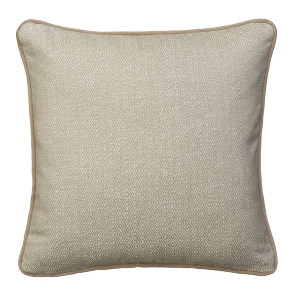 Riverbank Rope, Wool, Cushion, 55cm x 55cm - Andrew Martin Woolkeepers Eco-conscious & Wool & Feather Filling & Cotton Blend & Linen Blend Geometric & thumbnail
