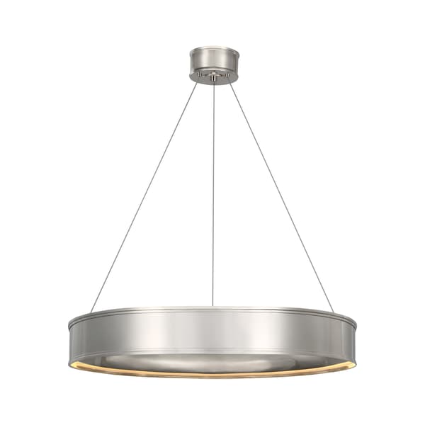 Connery Chandelier Nickel, Large, Polished Nickel - Andrew Martin thumbnail