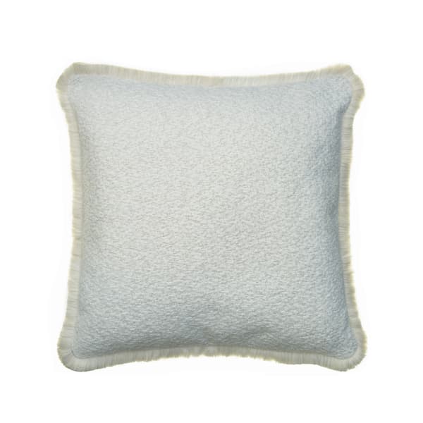 Olmo Outdoor Cushion Ivory, Hollowfibre, Cushion, 55cm x 55cm - Andrew Martin Plain Texture thumbnail