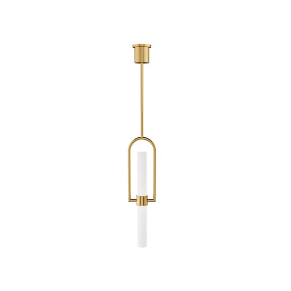 Calumn Pendant Brass, Pendant Light, Natural Brass - Andrew Martin thumbnail