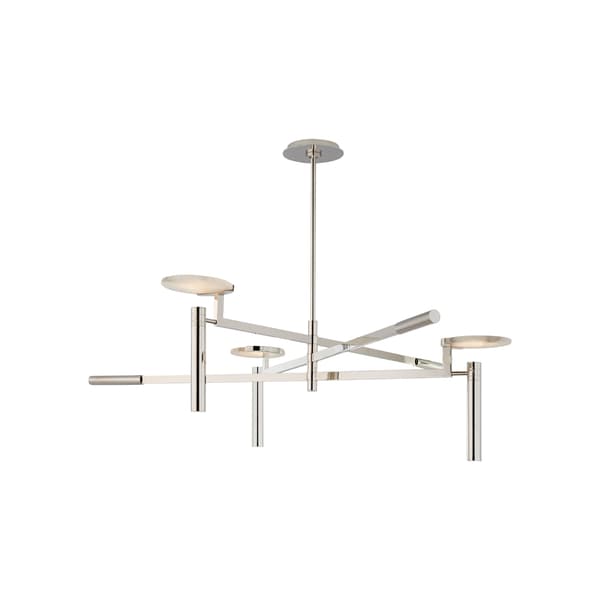 Melange Chandelier Nickel, Polished Nickel - Andrew Martin thumbnail