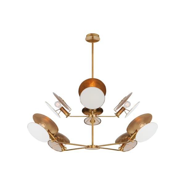Osiris Chandelier Brass, Hand-Rubbed Antique Brass - Andrew Martin thumbnail
