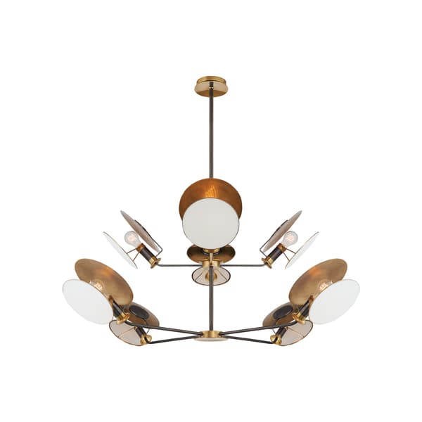 Osiris Chandelier Bronze, Bronze/Antique Brass - Andrew Martin thumbnail