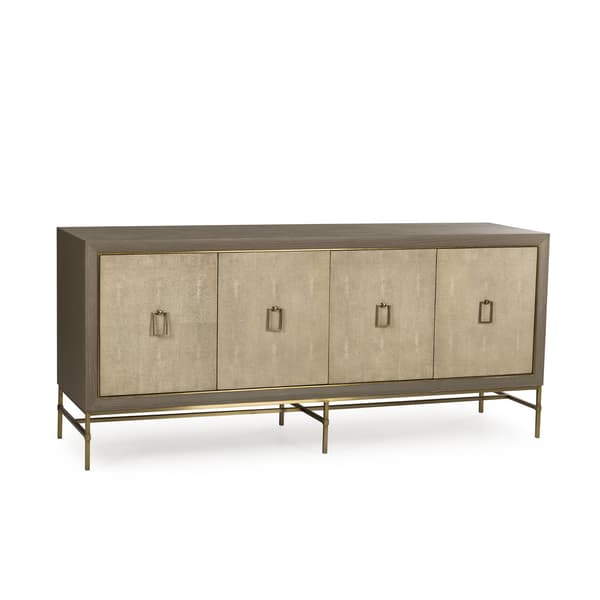 Edith Sideboard Latte, Sideboard, Ivory Shagreen - Andrew Martin thumbnail