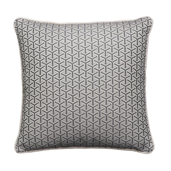 Monte Storm, Sustainable Feather, Cushion, 55cm x 55cm - Andrew Martin Sophie Paterson Linen Blend Geometric thumbnail