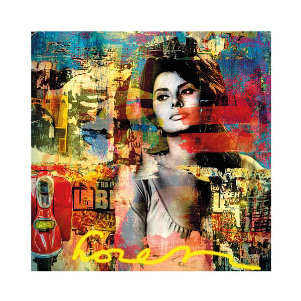 Sophia Loren, 120cm x 120cm - Andrew Martin thumbnail