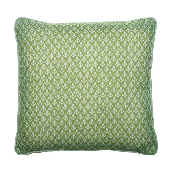 Bud Leaf, Sustainable Feather, Cushion - Andrew Martin Eco-conscious & Linen Blend & Viscose Blend Floral & Small Prints thumbnail