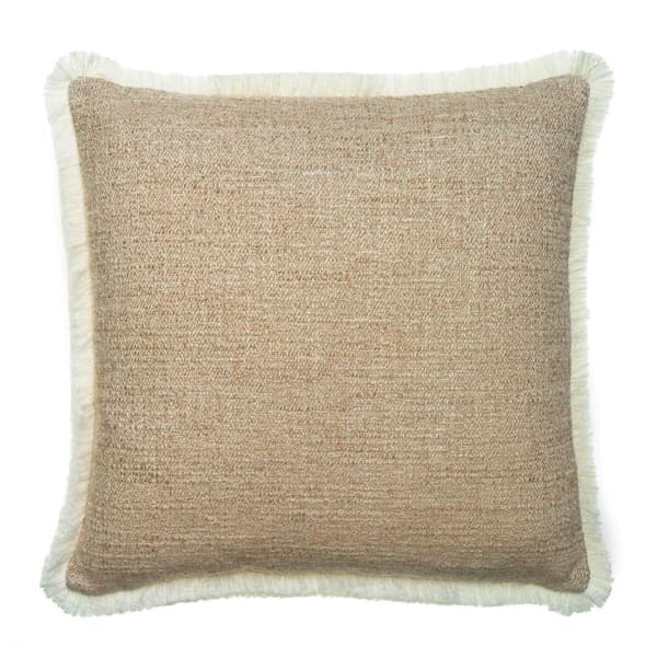 Wren Autumn, Sustainable Feather, Cushion, 55cm x 55cm - Andrew Martin Sophie Paterson With Trim/Fringe & Linen Blend & Viscose Blend & Wool Blend Pla thumbnail