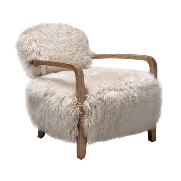 Cabana Chair, Armchair, Light Neutral - Andrew Martin Timothy Oulton Cowhide & Sheepskin thumbnail