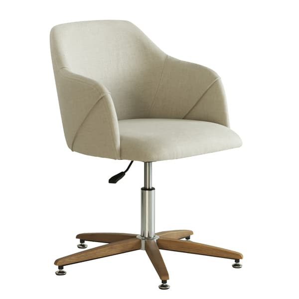 Koda Desk Chair, Desk Chair, Light Neutral - Andrew Martin Other Fabric thumbnail