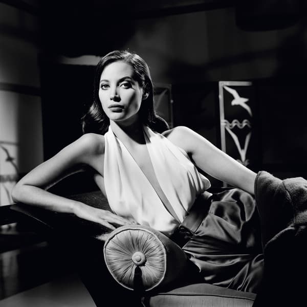 Christy Lounging, Photographic Artwork, Black & White - Andrew Martin thumbnail