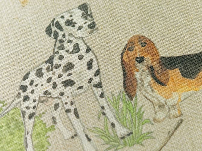 Luxury Dog Print Cushion
