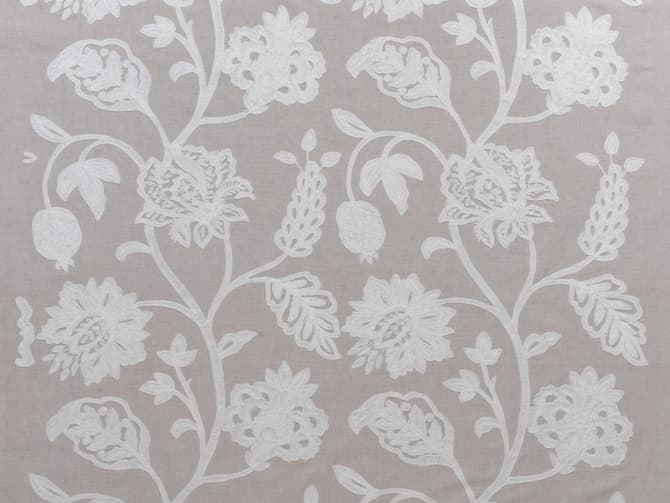 Calm tropical embroidery