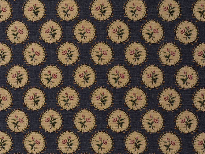Tapestry weave in indigo