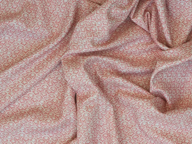 Small-scale floral print fabric