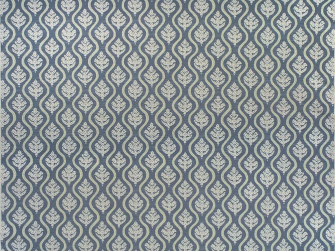 Small-scale botanical print fabric