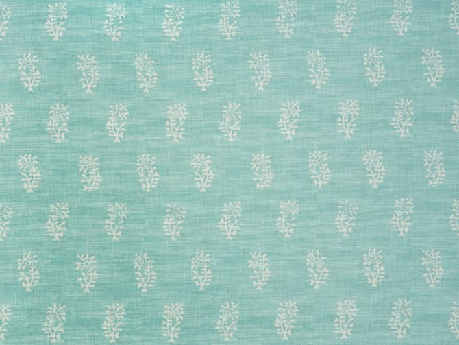 Fresh botanical stripe in blue-green