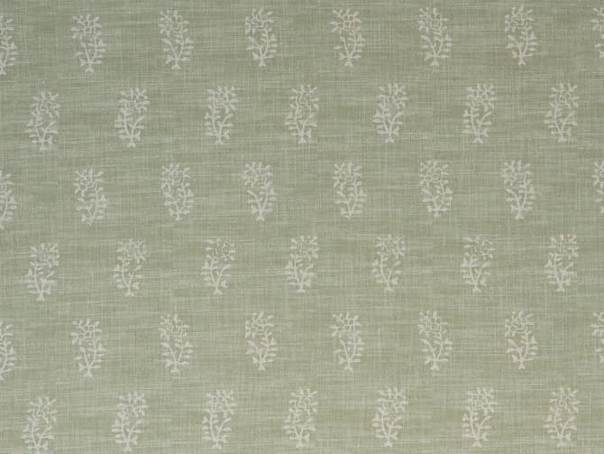 Gentle sprig pattern in green