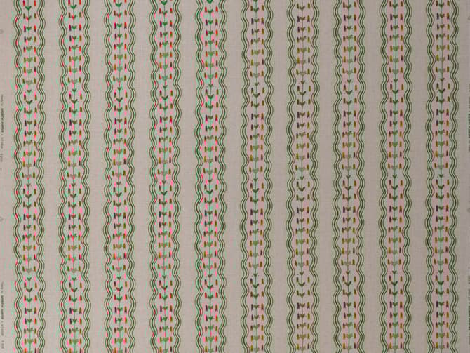 Hand-drawn stripes in uplifting greens