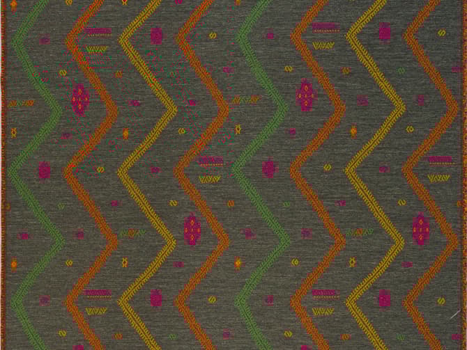 Jacquard weave in charcoal