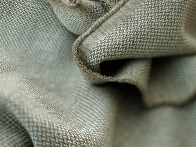 Stain resistant weave in muted green