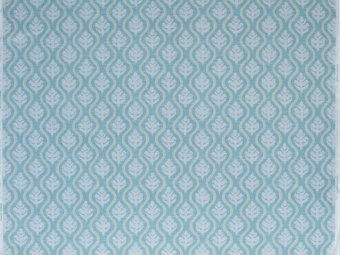 Small-scale botanical print fabric