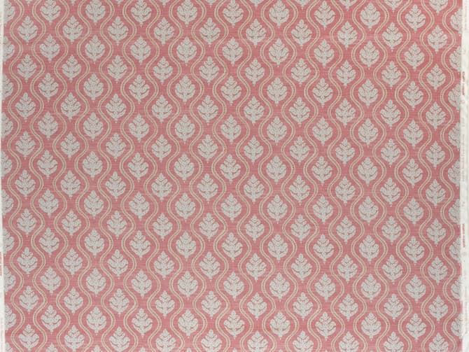 Small-scale botanical print fabric