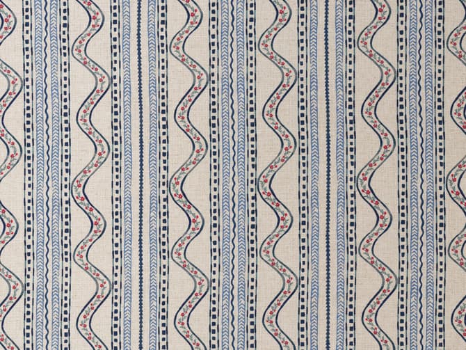 Delicate stripes with vintage rhythm
