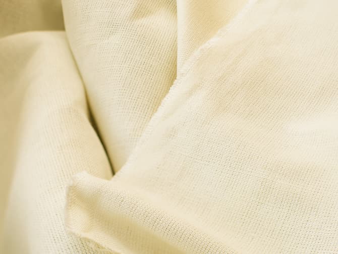 100% linen, ivory-toned plain