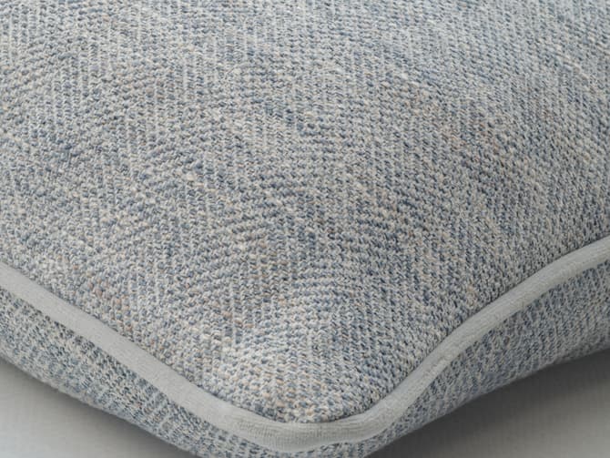 Cushion with herringbone weave in gelato