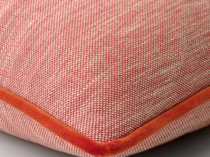 Cushion in cheerful orange