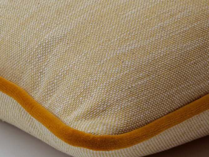 A cushion in golden sunshine