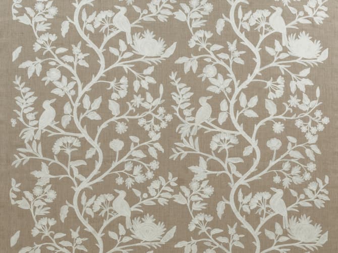 Calming woodland embroidery