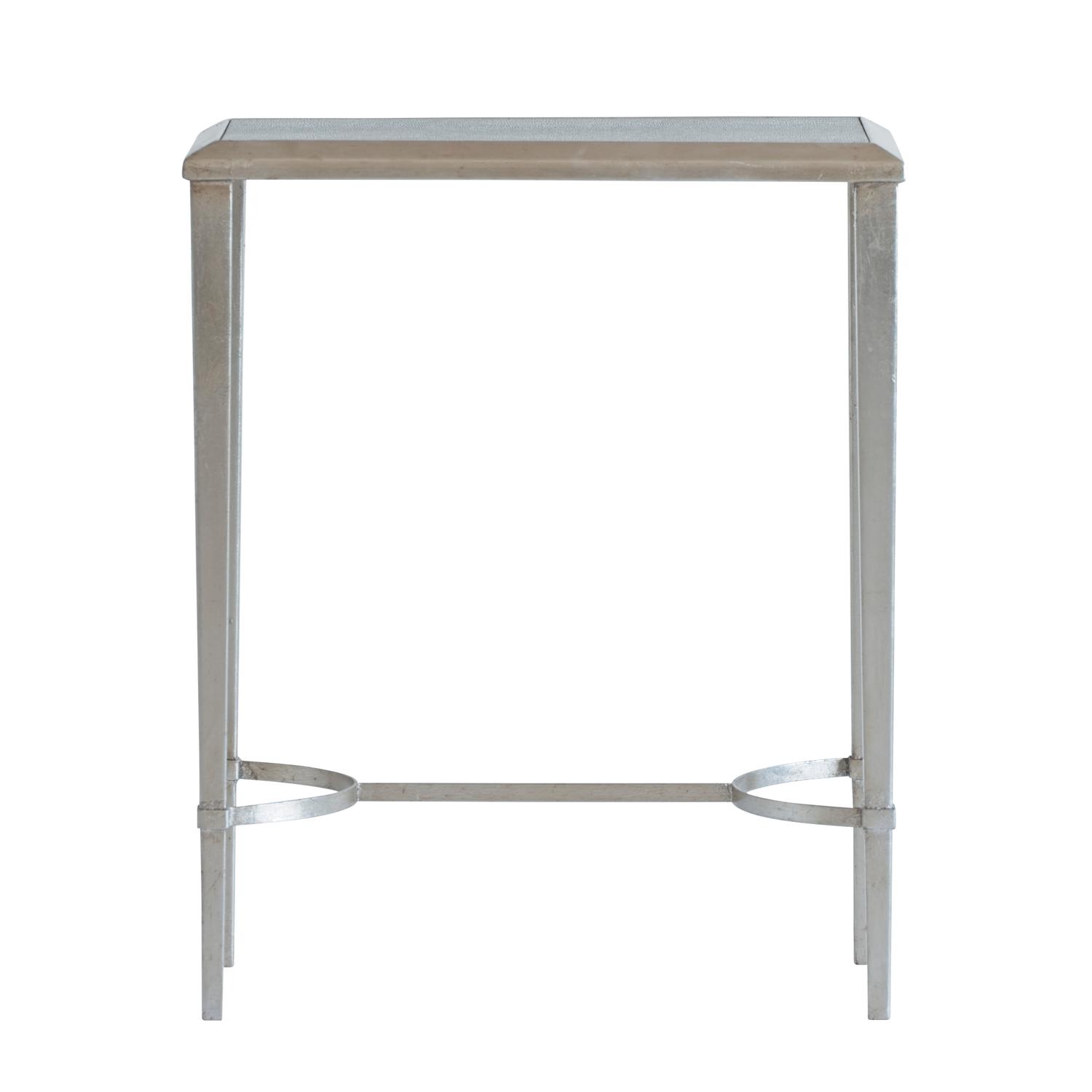 Kazan Side Table Light Grey Side Table - Andrew Martin
