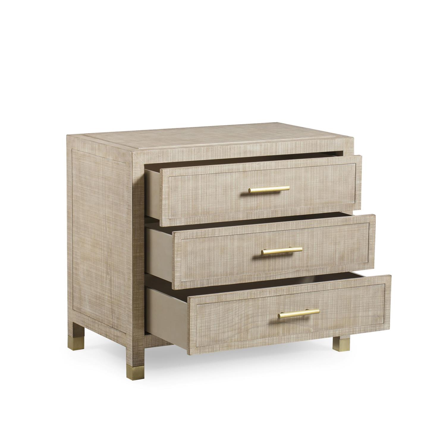 Raffles Nightstand Natural Nightstand - Andrew Martin