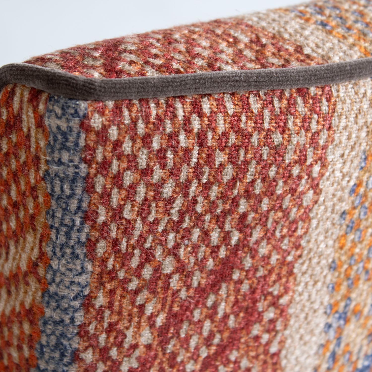 Addington Dining Chair Isthmus Brick Choc Chair Isthmus Brick Chocolate - Andrew Martin Linen