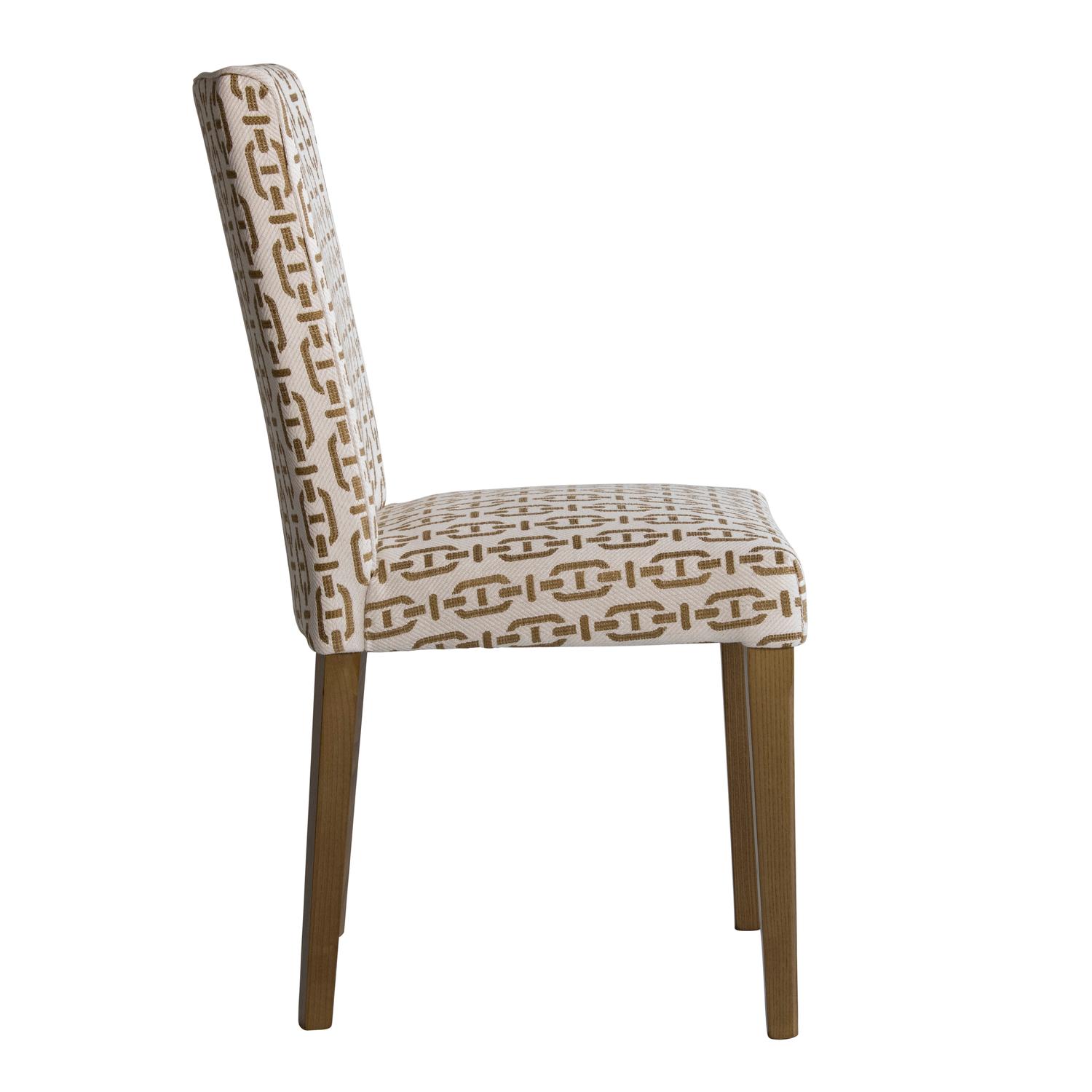 Addington Dining Chair Burlington Tan Chair - Andrew Martin Cotton