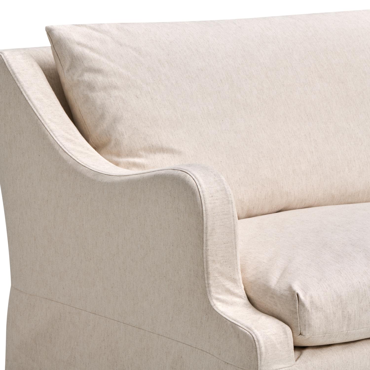 Lear Sofa House Linen Natural Sofa - Andrew Martin Cotton