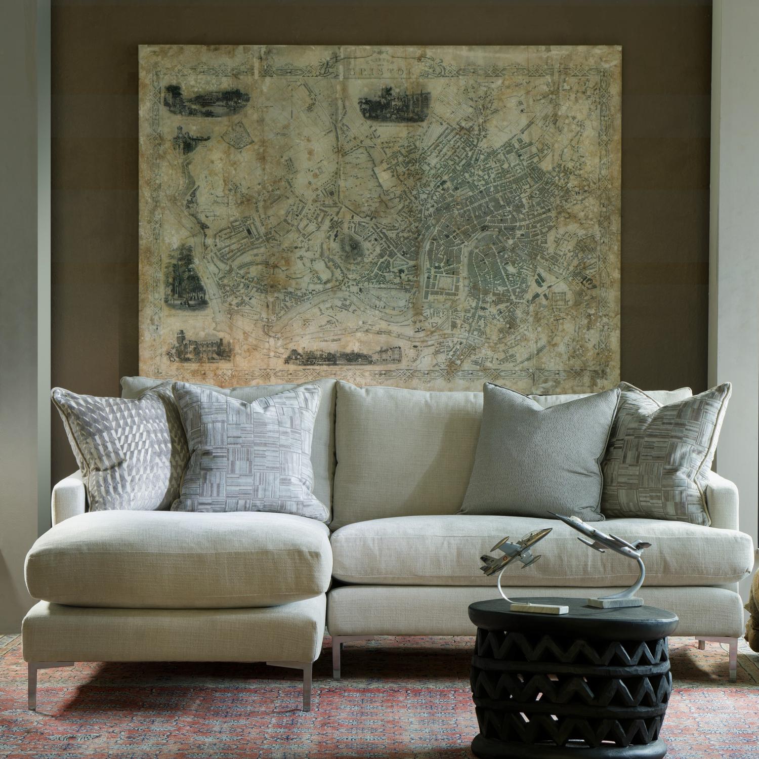 Petrified Scallop Log Side Table Side Table Or Stool - Andrew Martin