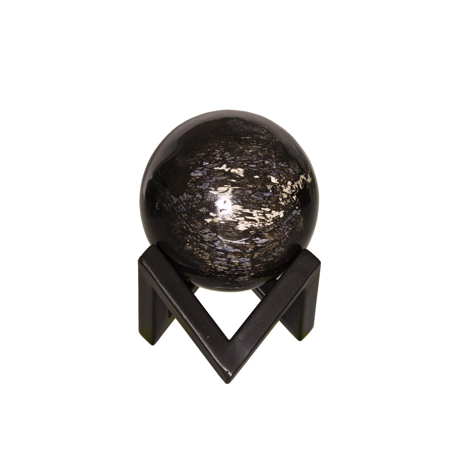 Petrified Wood Sphere - Medium Decorative Accessory Medium - Andrew Martin