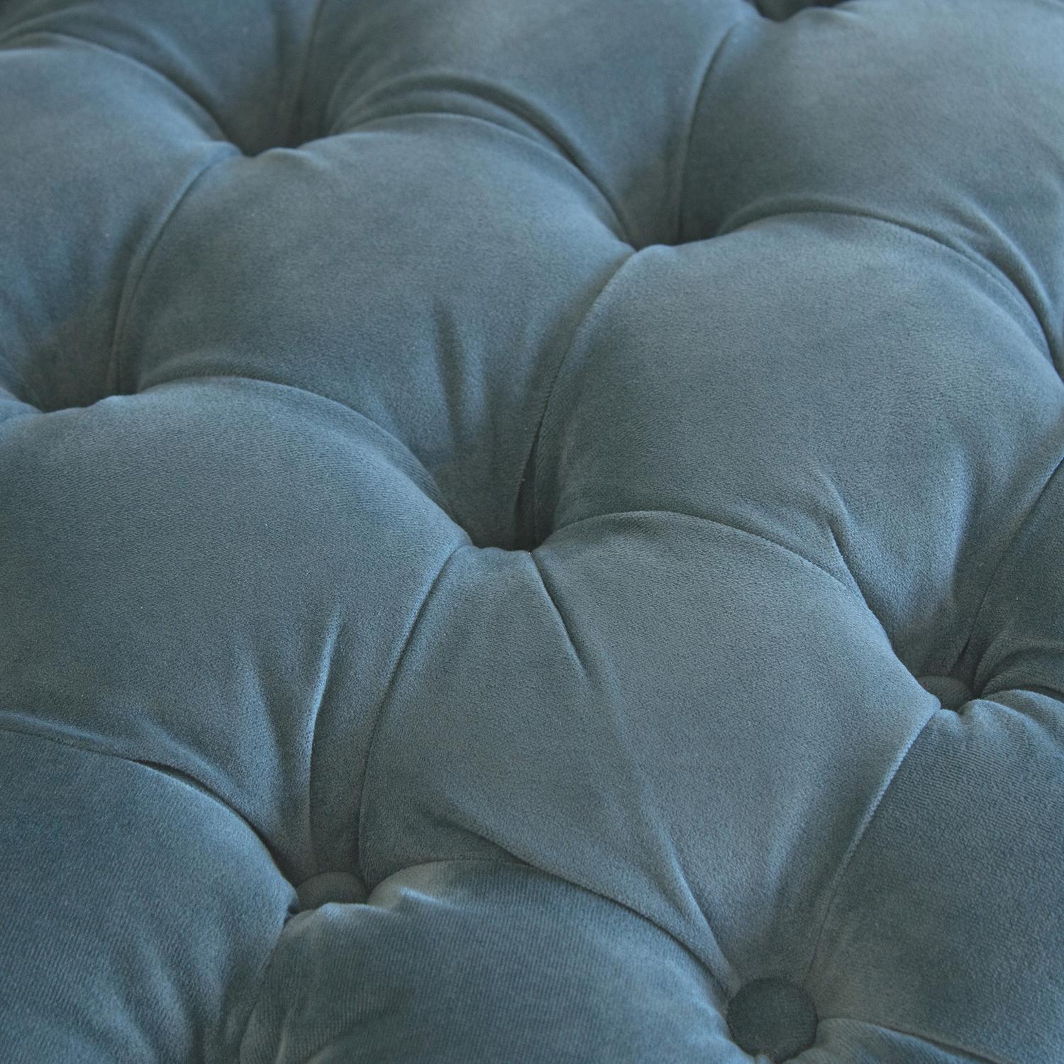 Rondo Teal Stool - Andrew Martin Other Fabric