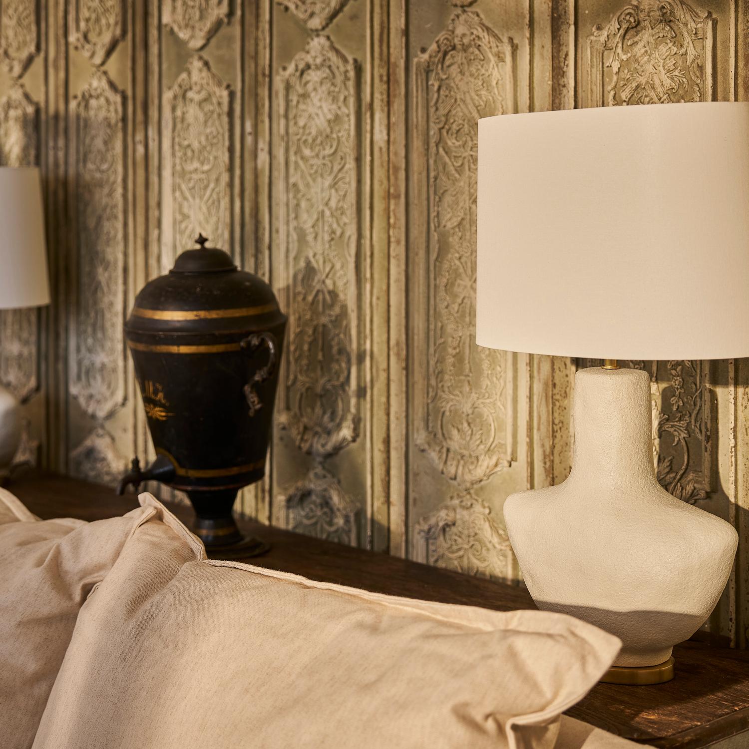 Armato Table Lamp White Table Lamp - Andrew Martin