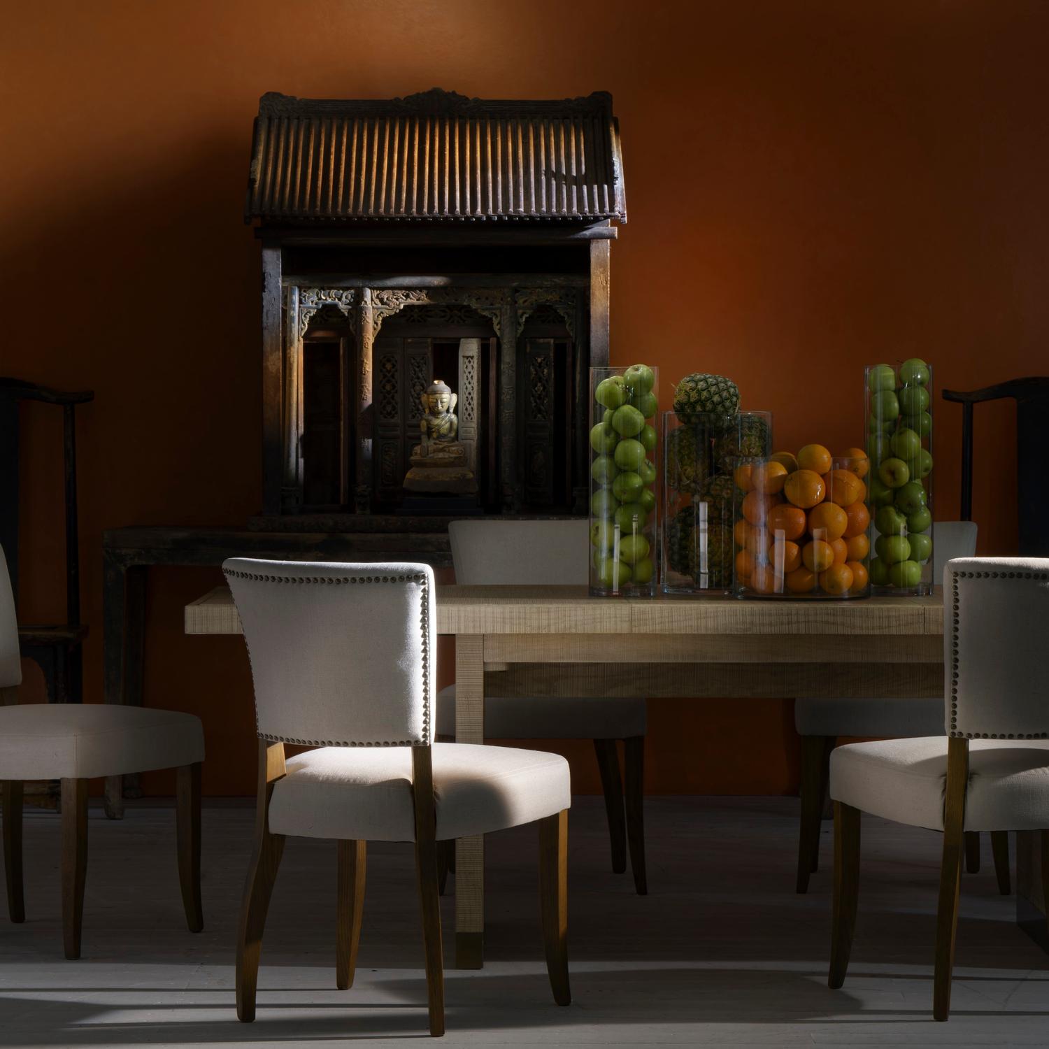 Frank Dining Chair Chair Light Neutral - Andrew Martin Linen