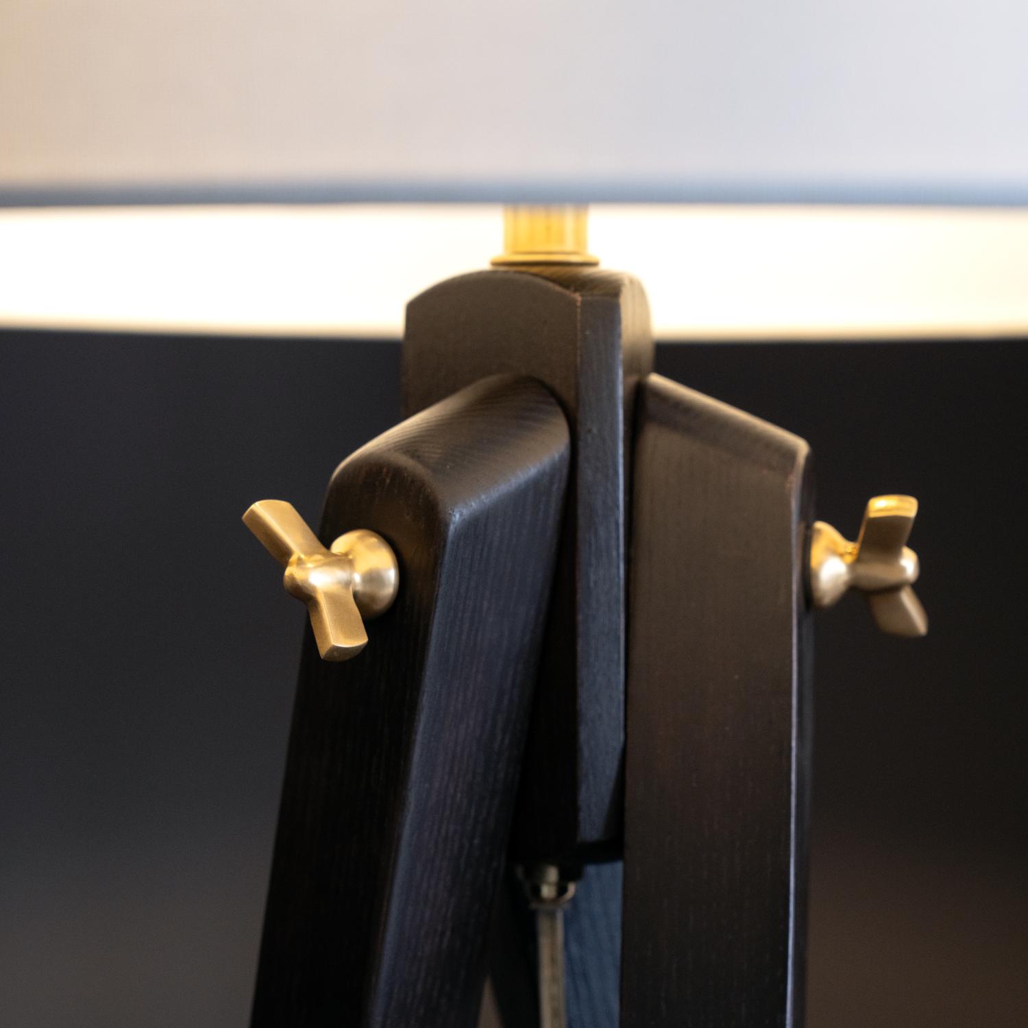 Tripod Floor Lamp Tudor Brown Floor Lamp - Andrew Martin