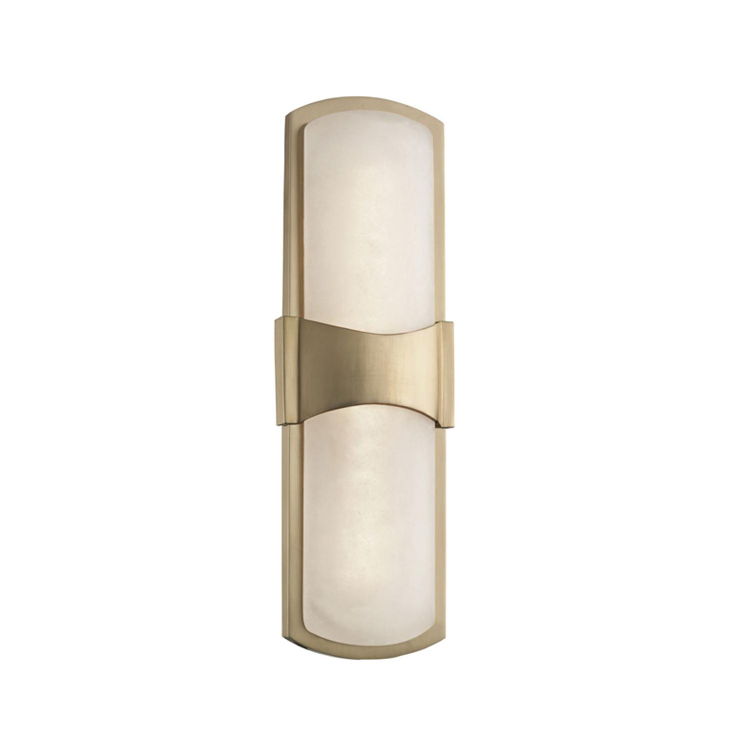 Valencia Wall Light Brass Wall Light Small Aged Brass - Andrew Martin