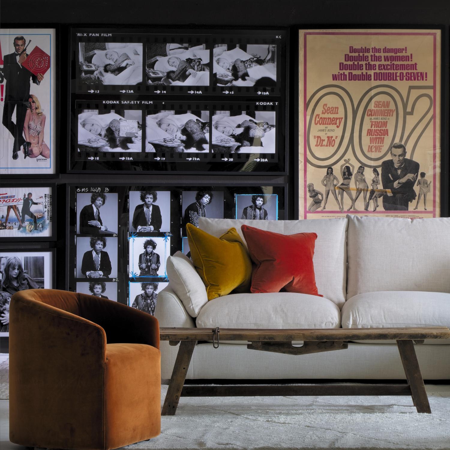 Alto Dining Chair Velvet Ochre Dining Arm Chair - Andrew Martin